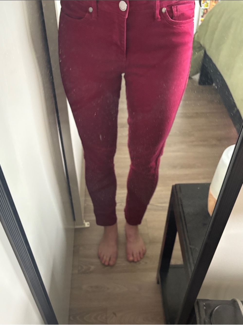 Seven7 Raspberry Skinny Jeans - Picture 7 of 7